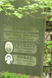 Ротбарт Гирш Рубинович, Москва, Востряковское кладбище